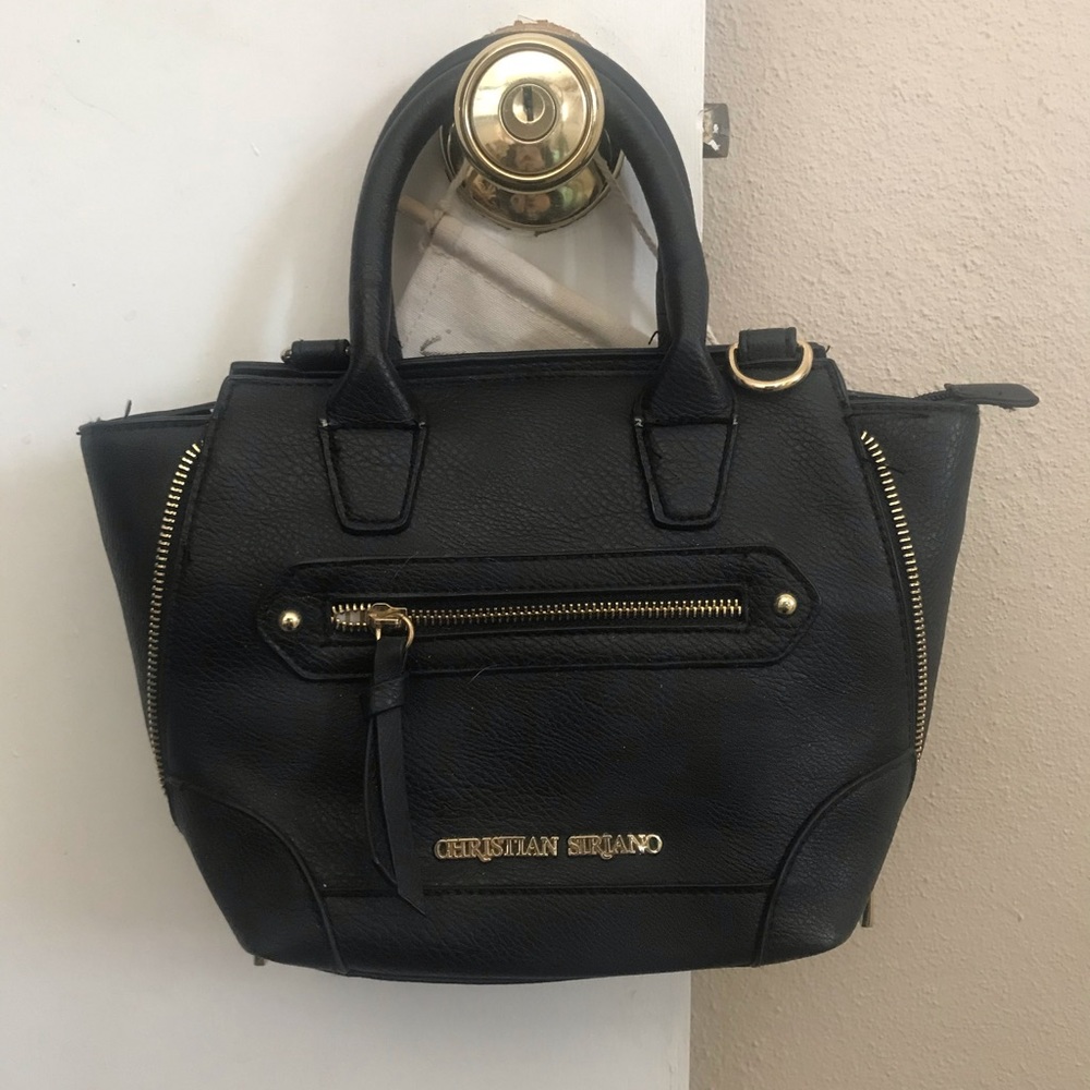 Small black handbag